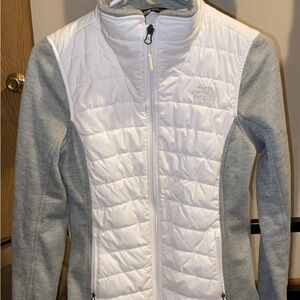 The North Face Women's White and Gray Jacket